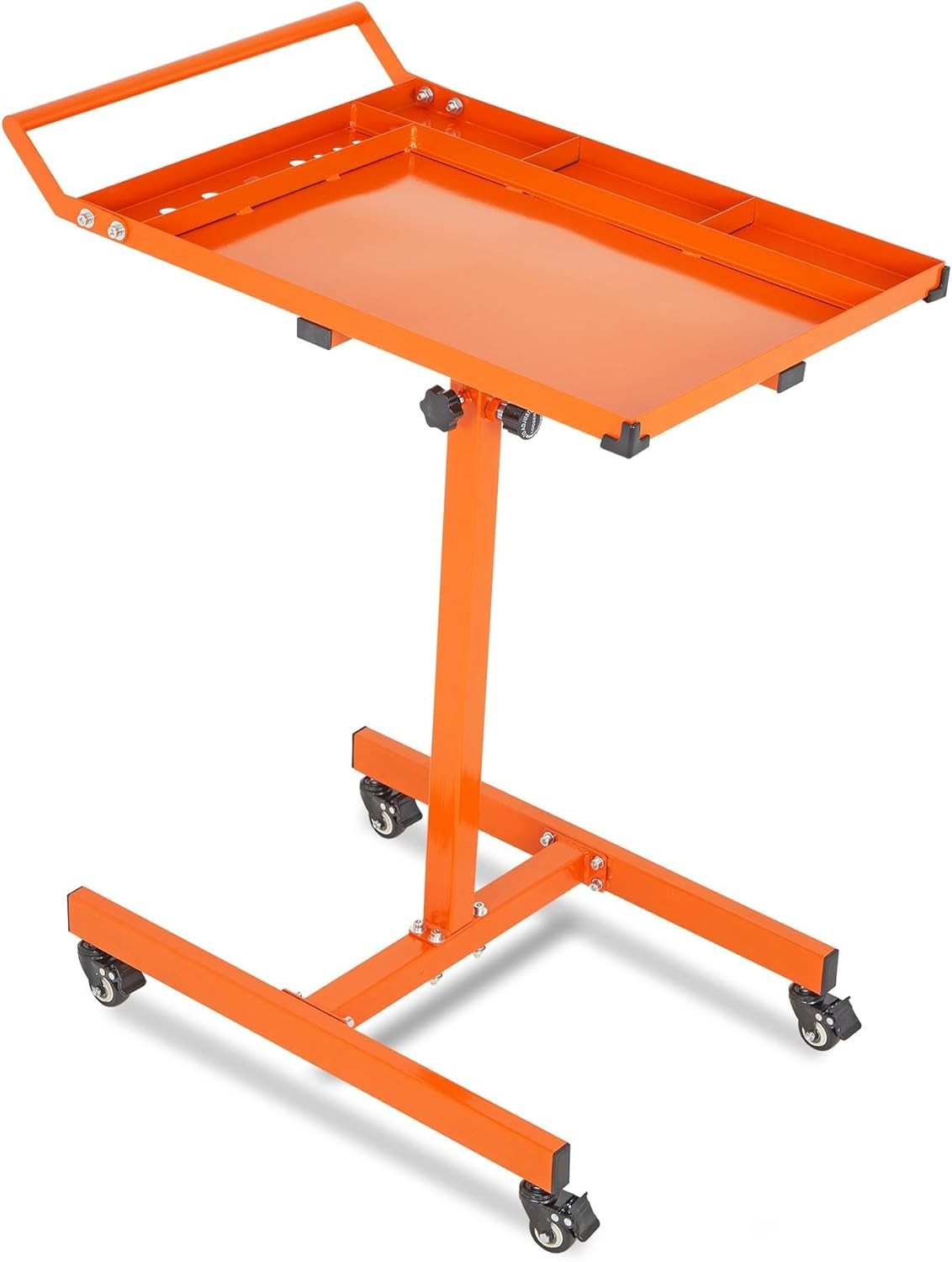 Wheels, Heavy Duty Mobile Tool Table AdjustabLE Steel Portable with Workbench