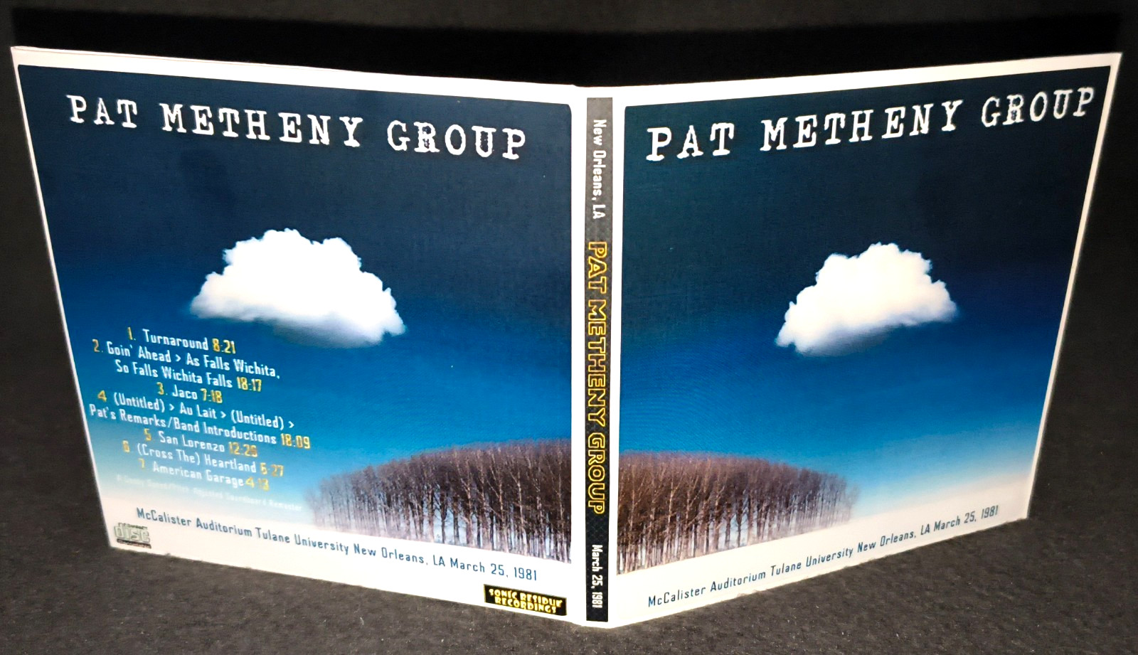 Pat Metheny Group New Orleans 1981 Gate Fold CD Package NEW