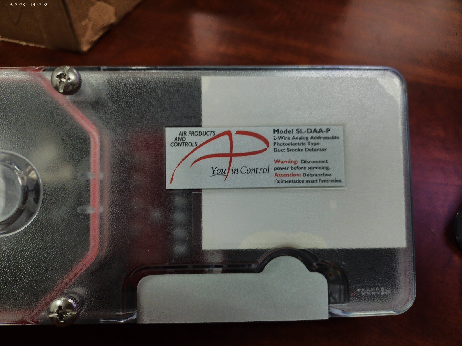 SL-DAA-P Addressable 2-wire Photoelectric Duct Smoke Detector