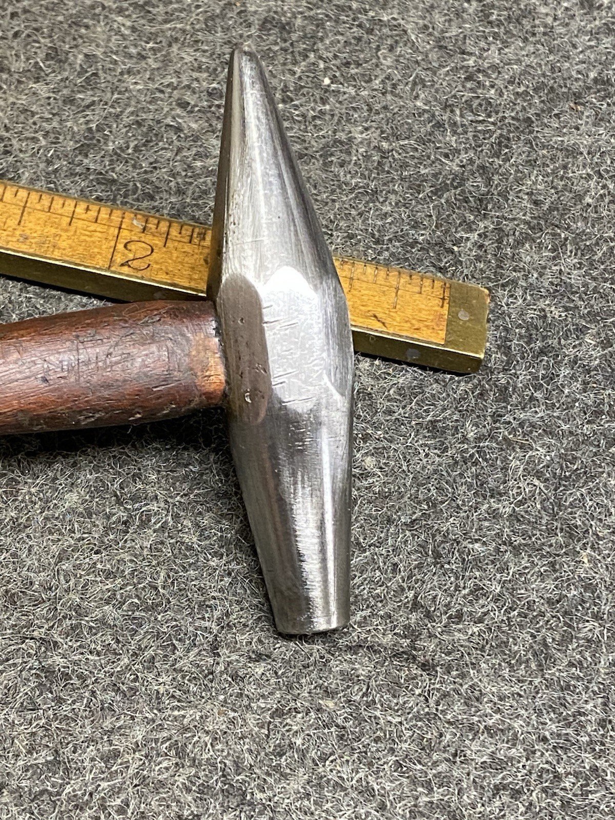 Antique Octagon Shaped 2 Oz Round Point Hammer Unbranded