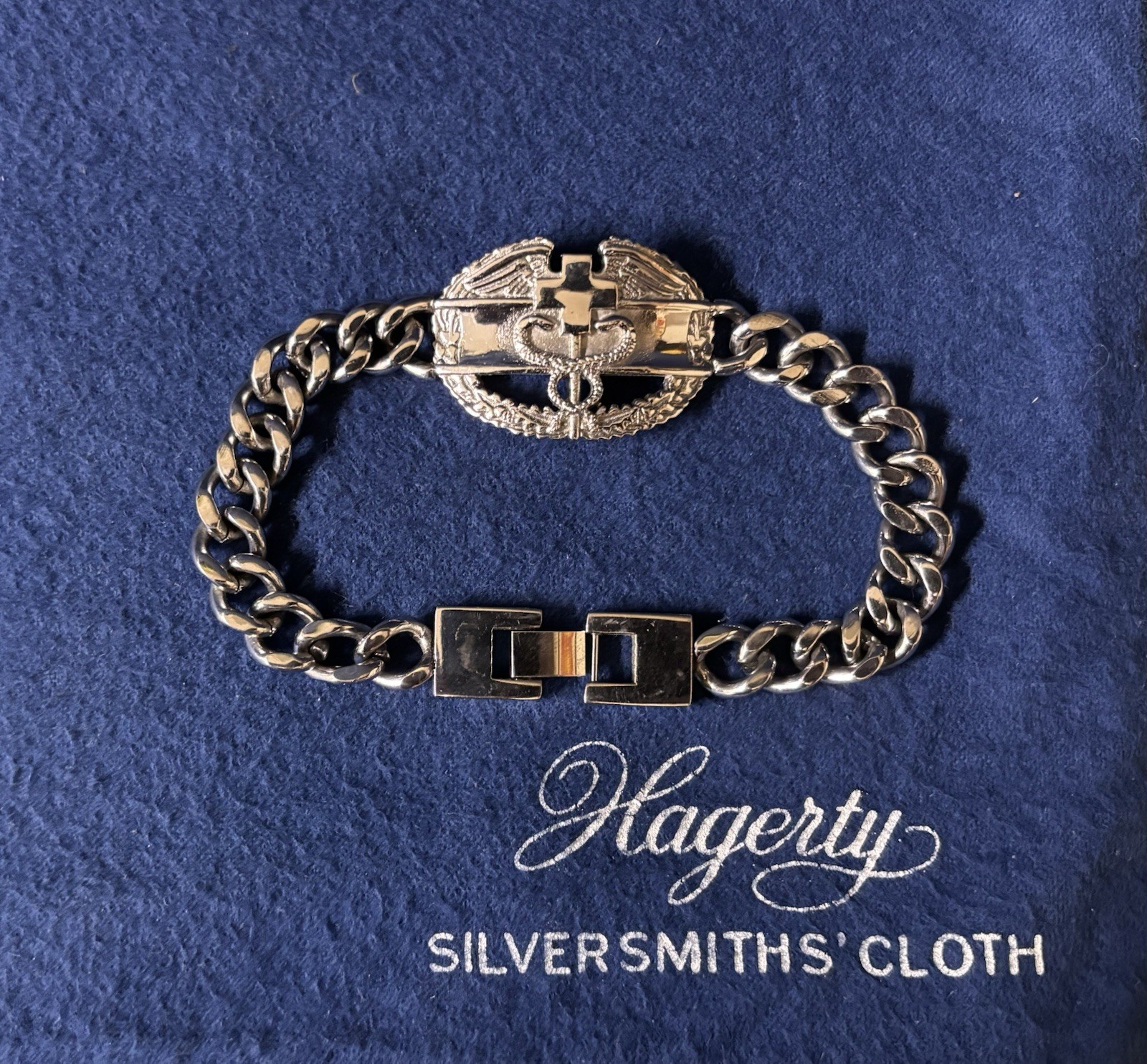 Vintage US Army Rare Combat Medical Badge Bracelet