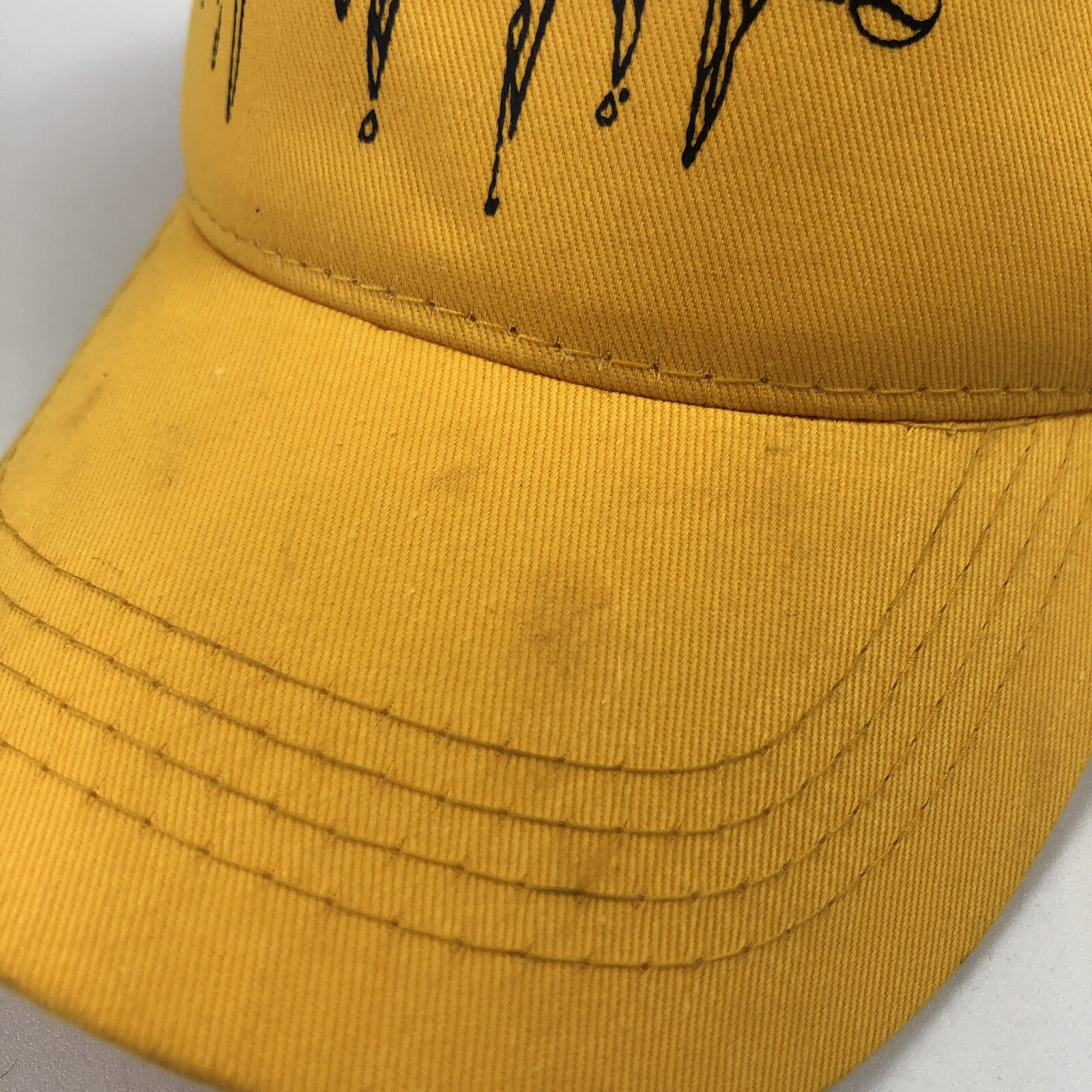 Frozen Ropes Baseball Softball Hat Cap Yellow Youth Size READ