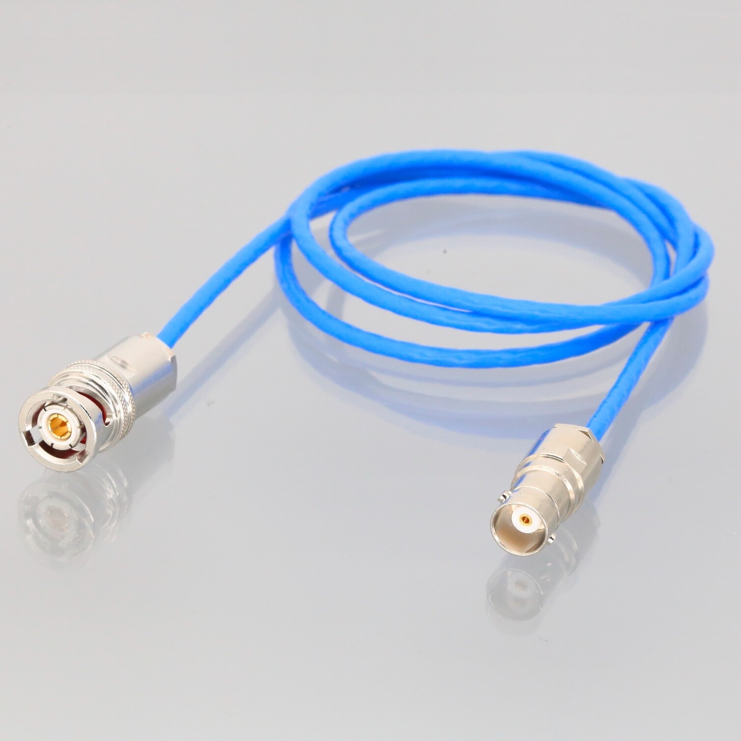 Coaxial BNC Female to Triax 3-Lug TRB Male E3-Code Double Shielded Cable 1~9FT