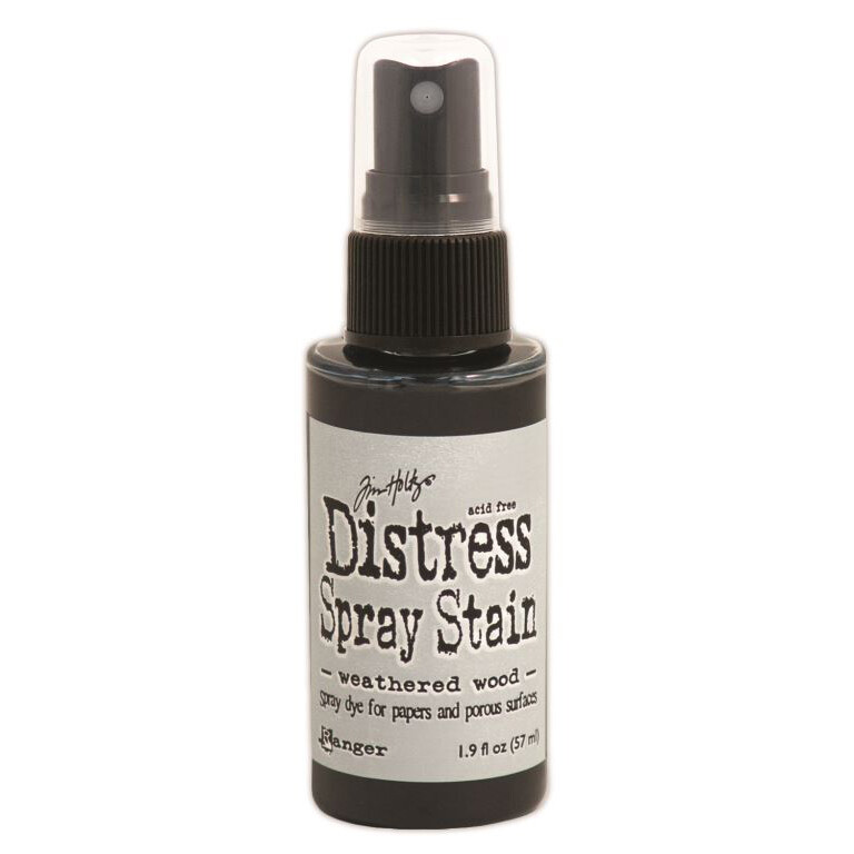 Tim Holtz Distress Spray Stain 1.9oz-Weathered Wood (Pack of 3)