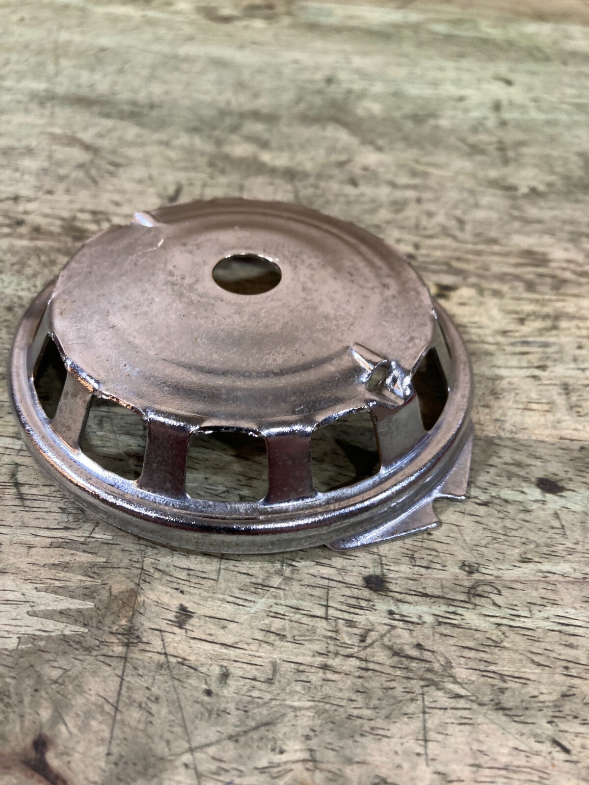 AFC Camp Master Lantern 1035 - Globe Rest - Rust inside