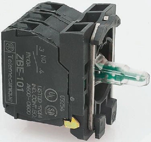 Schneider Electric Harmony XB5 Contact & Light Block LED - ZB5AWOM35 NEW