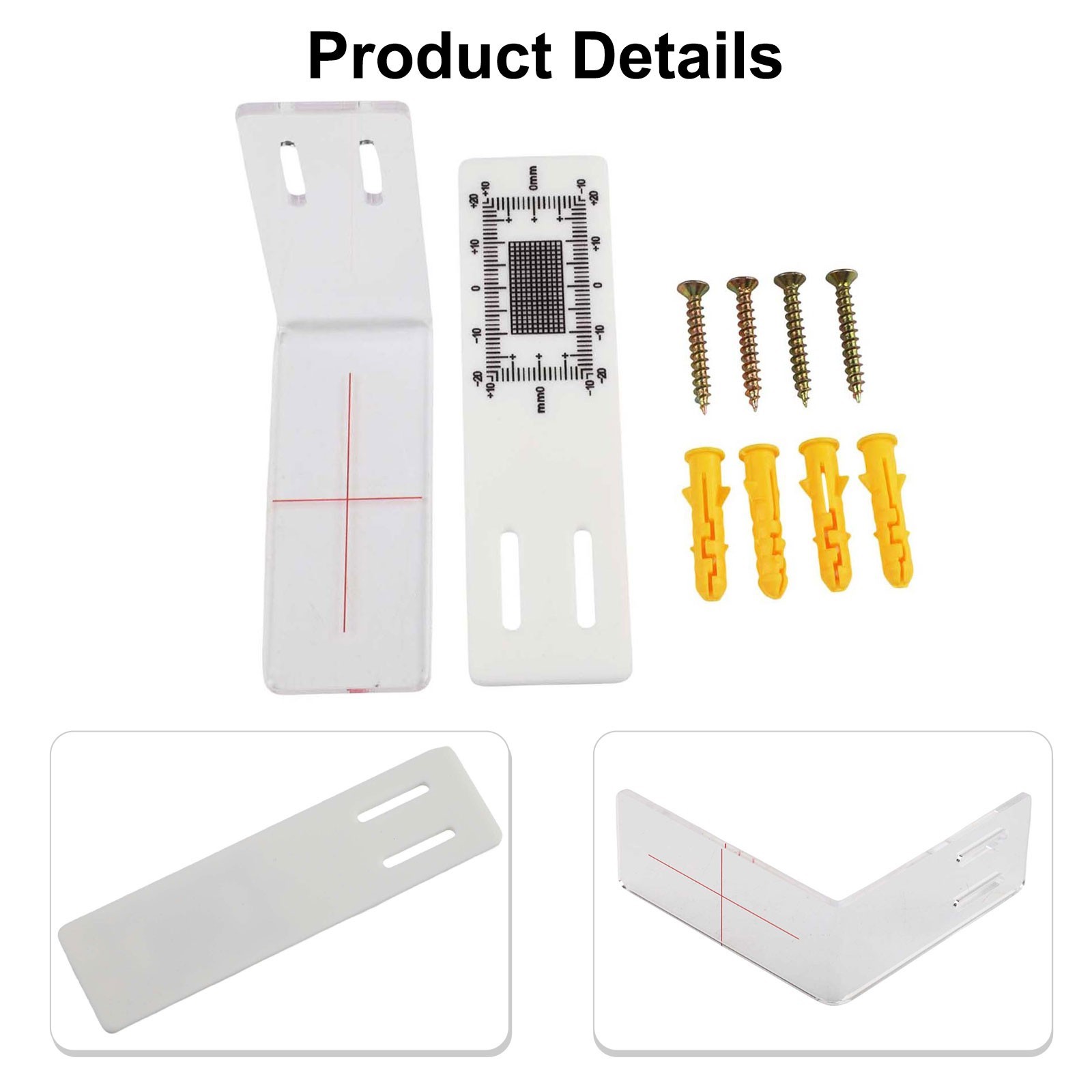 Crack Gauge Monitor with Clear Measurement Grid Sturdy for acrylic Material