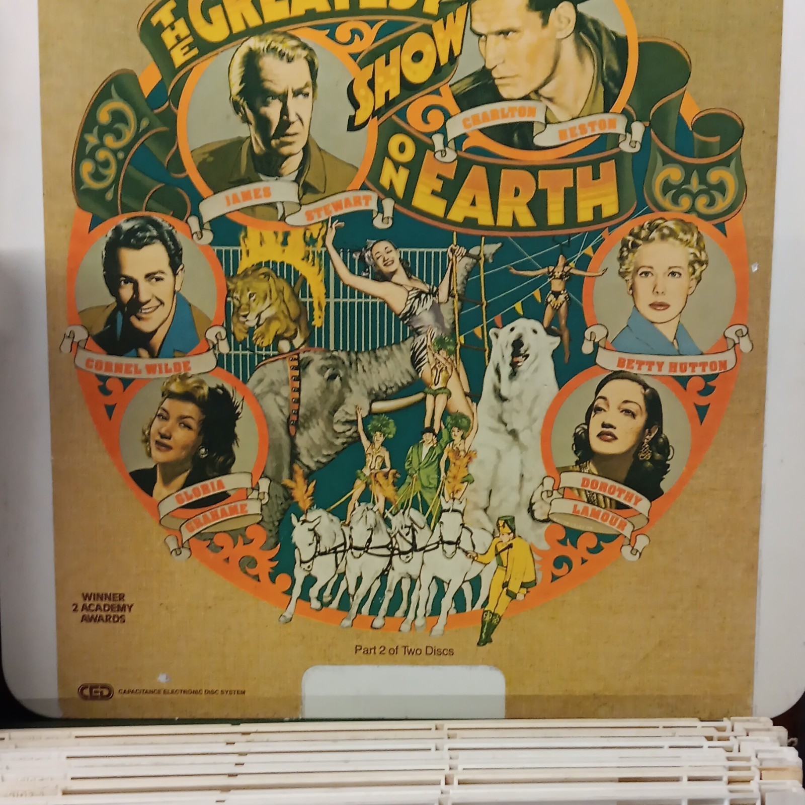 Cecil B. DeMille The Greatest Show on Earth LaserDisc Drama (1952) NR Eng Color