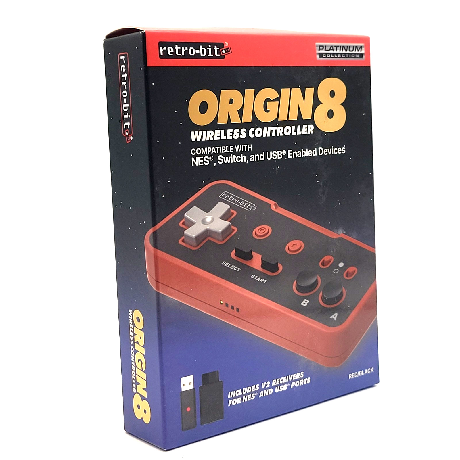 Wireless Controller for Nintendo NES & Switch - NEW IN BOX - Retro-Bit "Origin8"