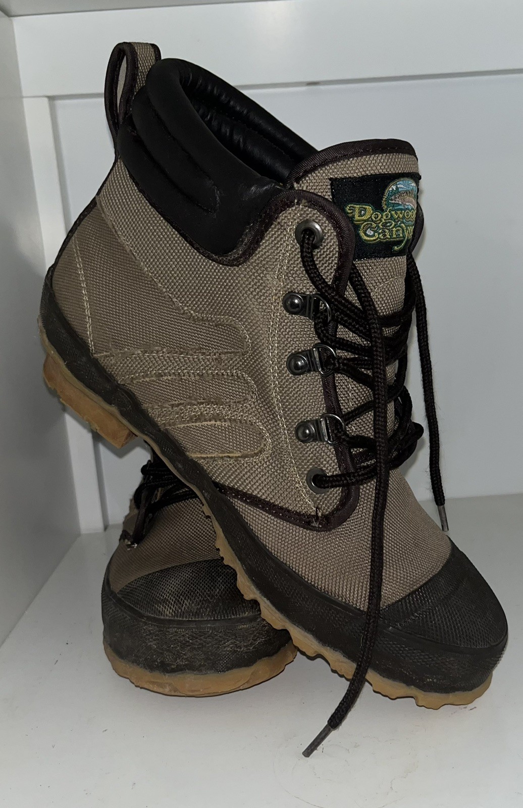 Dogwood Canyon Wading Boots Fishing Rubber Toe Shoe Mens 8 Womens 9.5