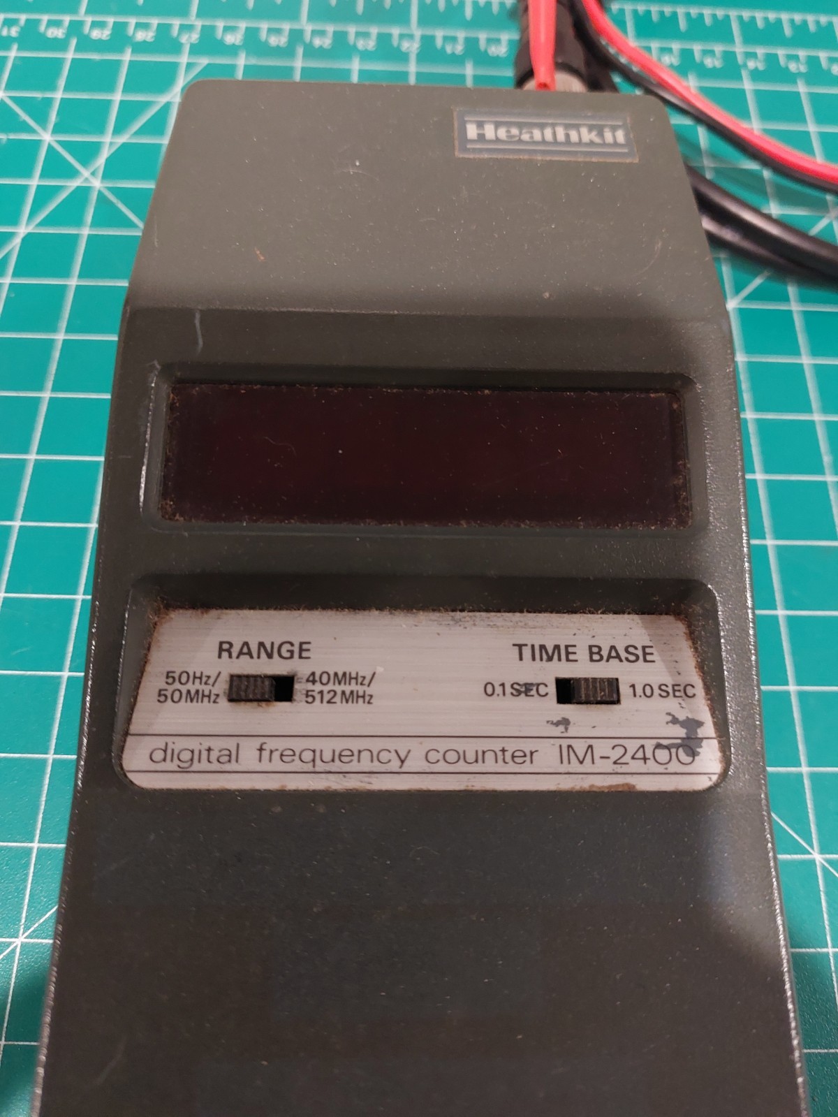 Heathkit IM-2400 digital frequency counter with Probe Untested