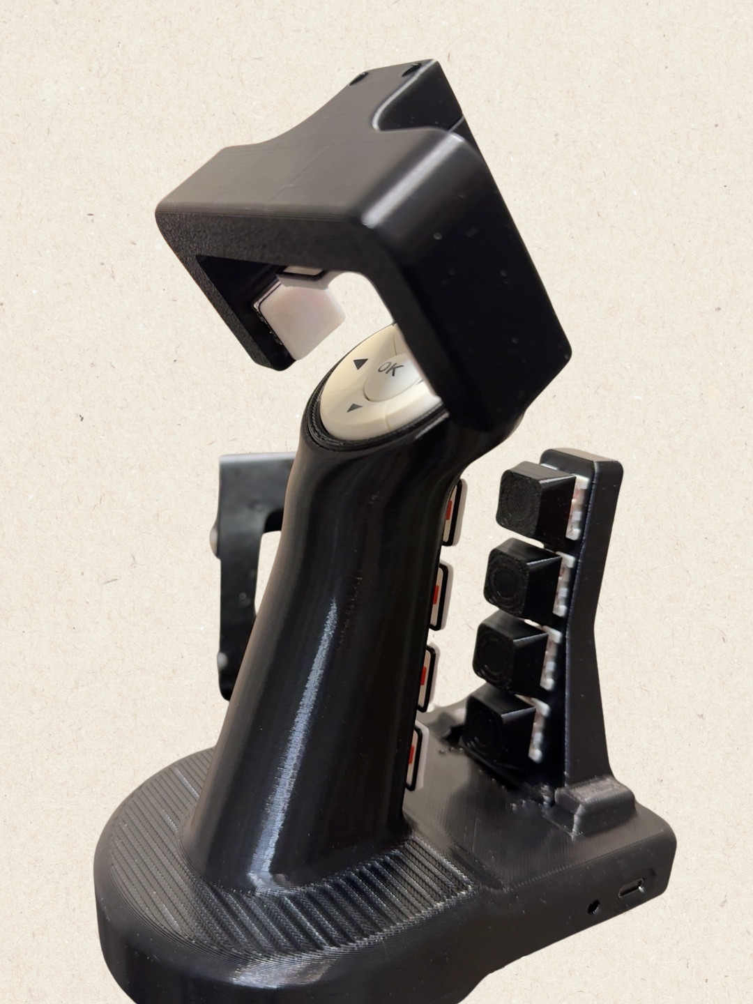 Joystick Keyboard for Gamers, One-Handed Gaming Keypad with program keys
