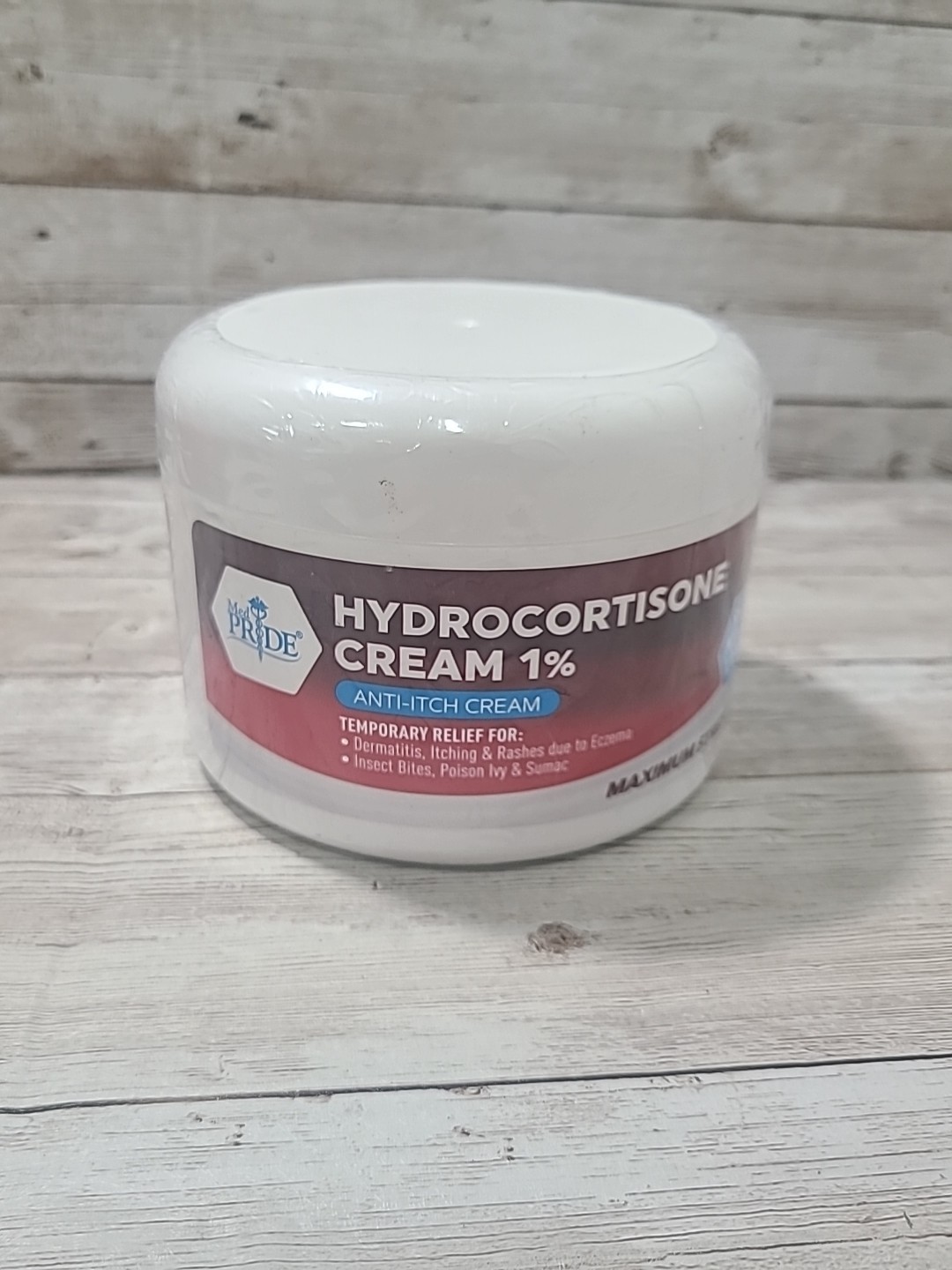 MED Pride 1% Hydrocortisone Cream Bulk 16 Oz Maximum Strength Itch Relief...