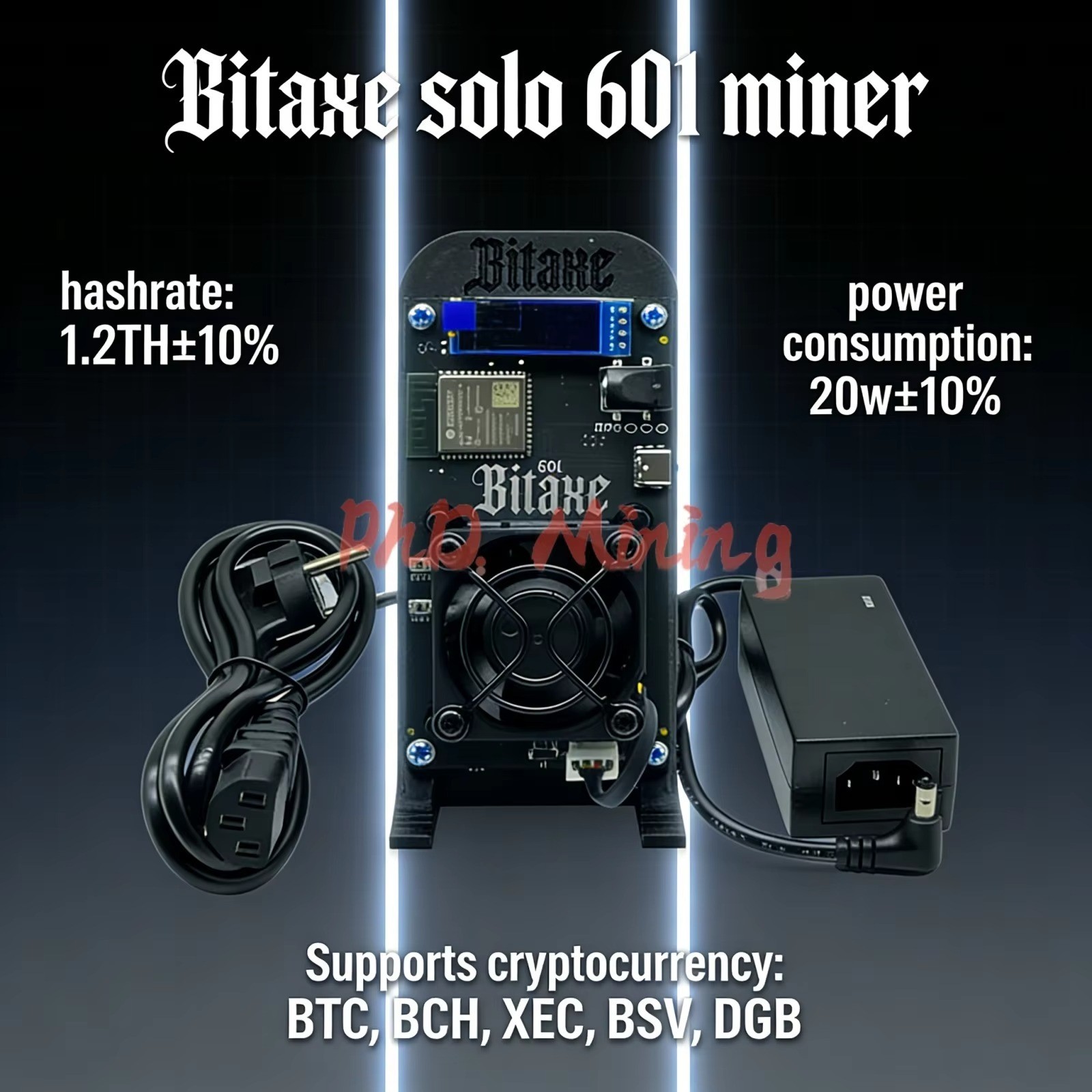 BITAXE GAMMA Solo Bitcoin Miner – Modern Crypto Mining Device