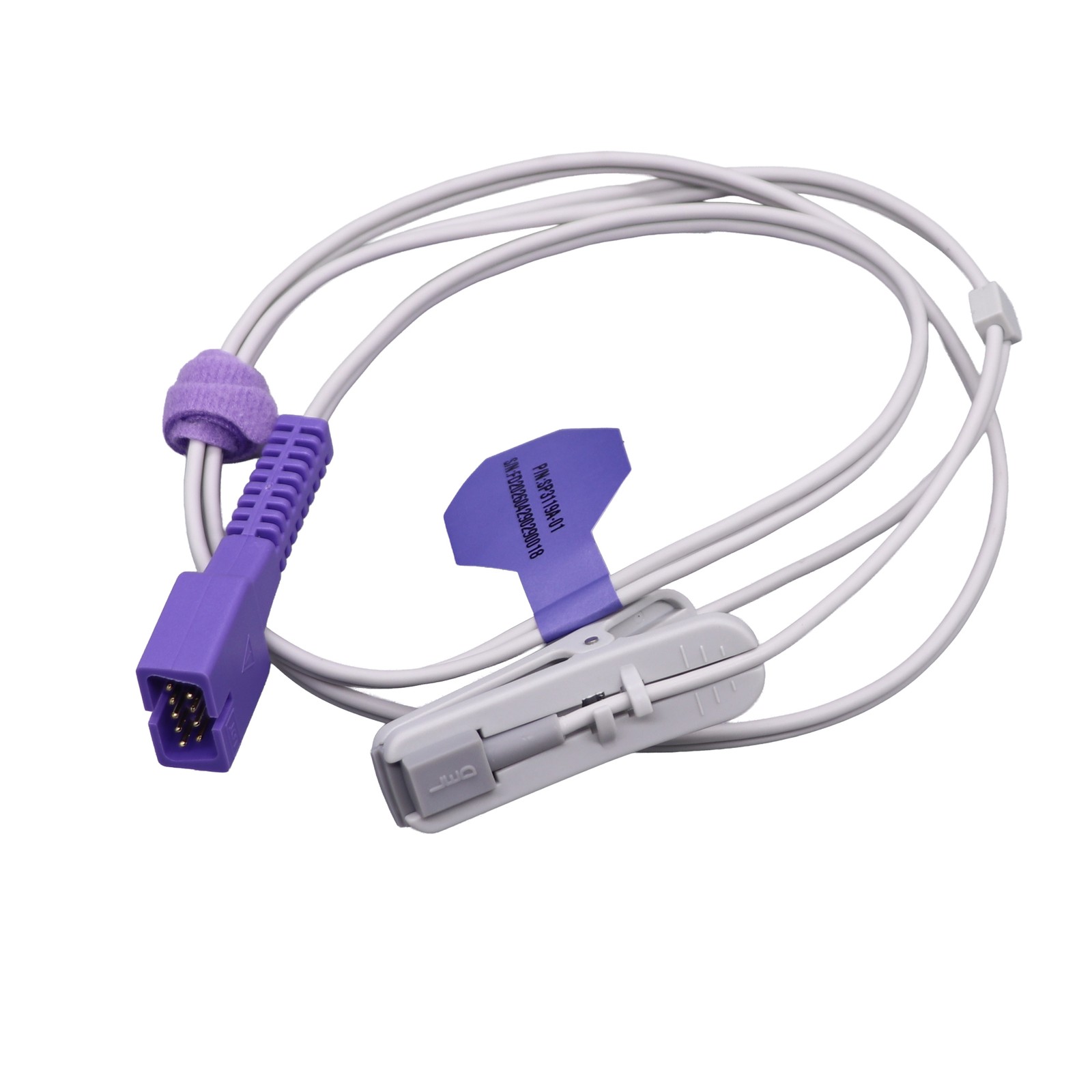 For Adult Ear Clip SPO2 Sensor Probe 1m 9pin DB9 Compatible N-560 N-600