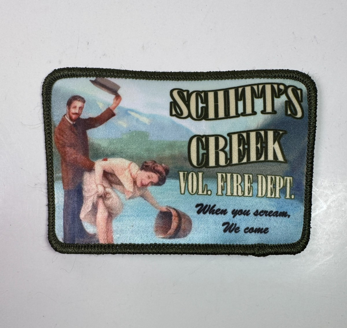 Schitt's Creek Volunteer Fire Department - Fantasy Funny Gag Patch C6
