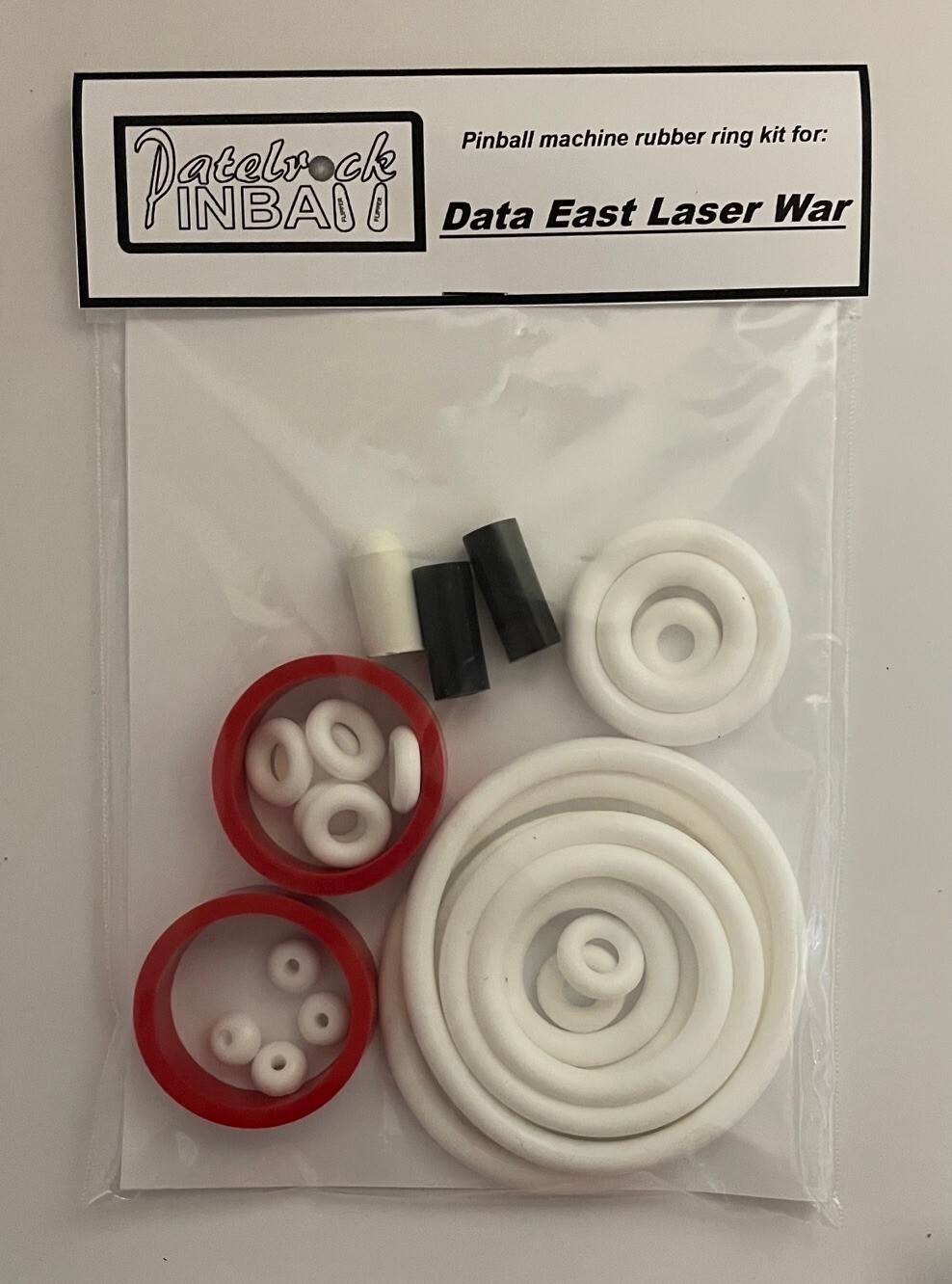 1987 Data East Laser War Pinball Machine Rubber Ring Kit