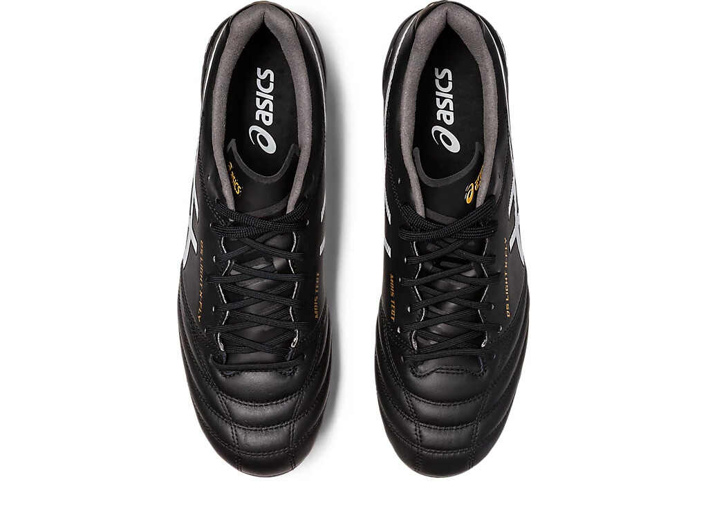 ASICS DS LIGHT X-FLY 5 1101A047 001 Black White Men Soccer Shoes