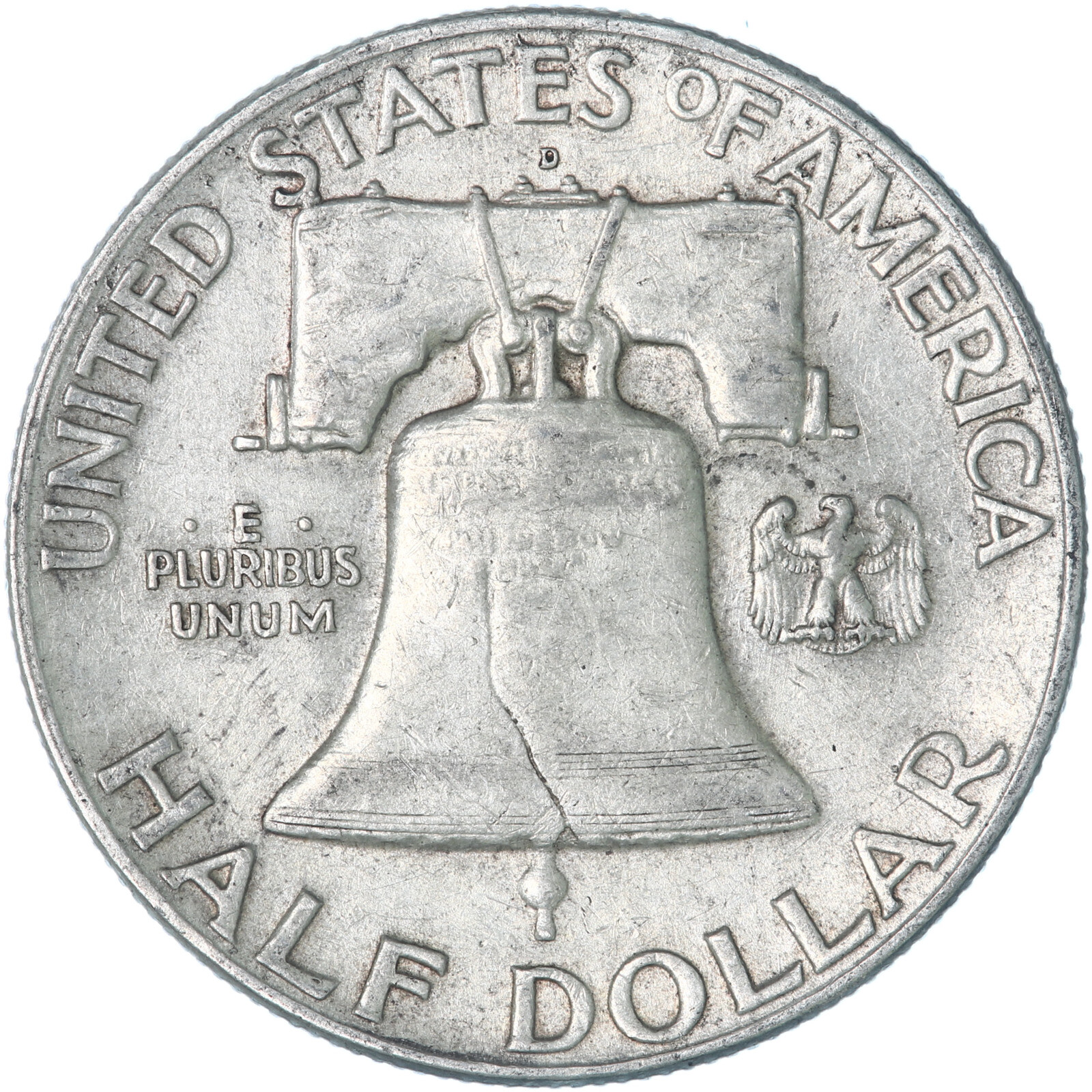 1949 D Franklin Half Dollar 90% Silver Extra Fine XF