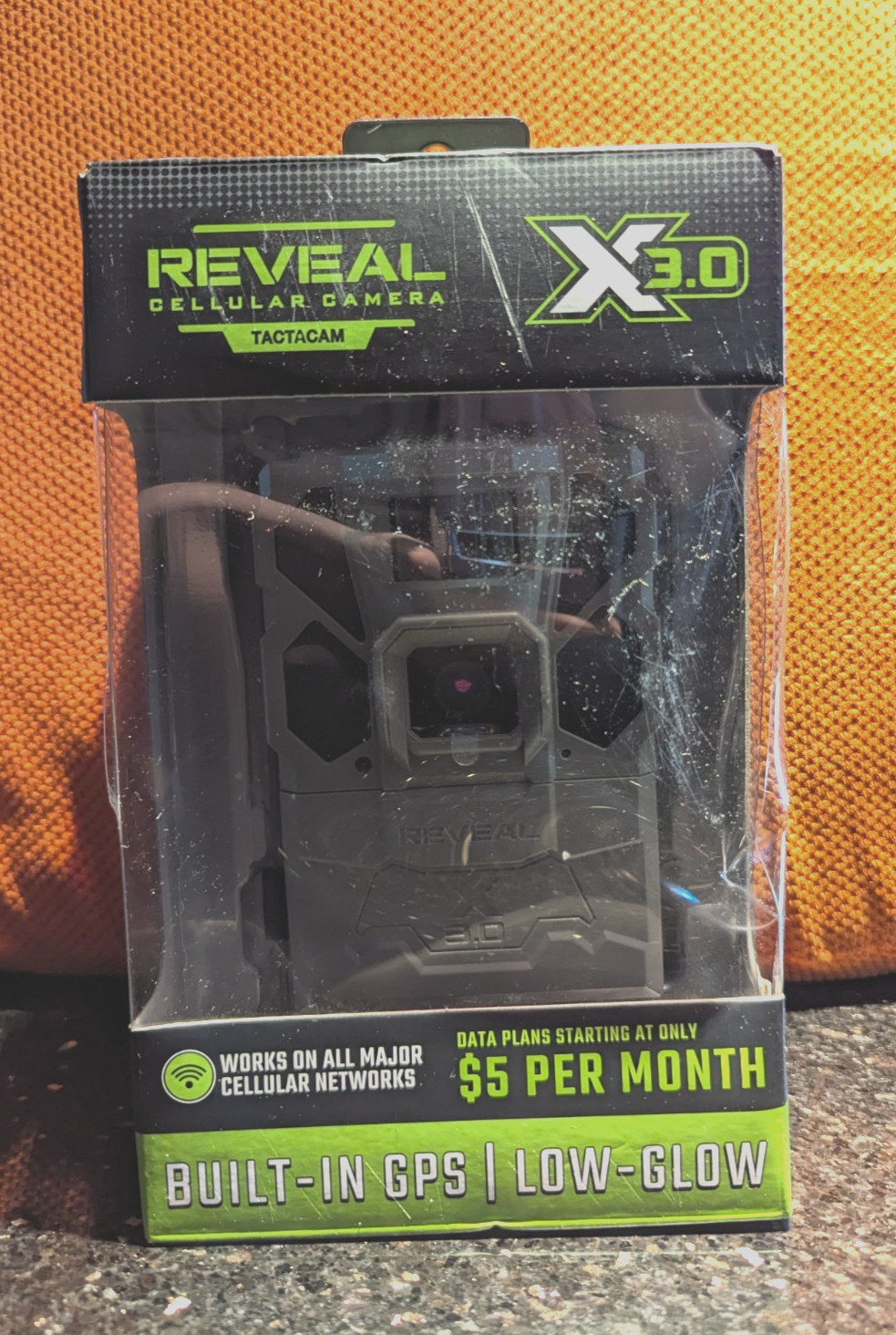 Reveal by Tactacam X 3.0 Cellular Trail Camera NEW box has minor cosmetic damage