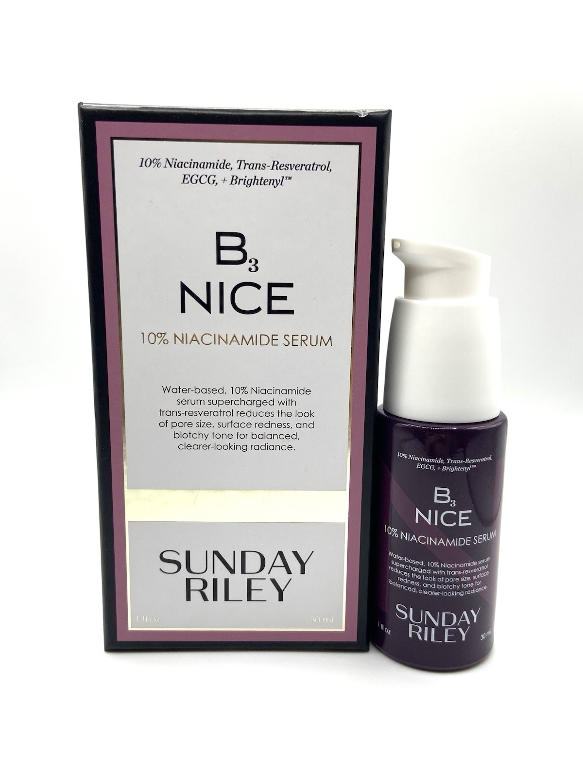 Sunday Riley B3 Nice 10% Niacinamide Serum- 1floz/30mL