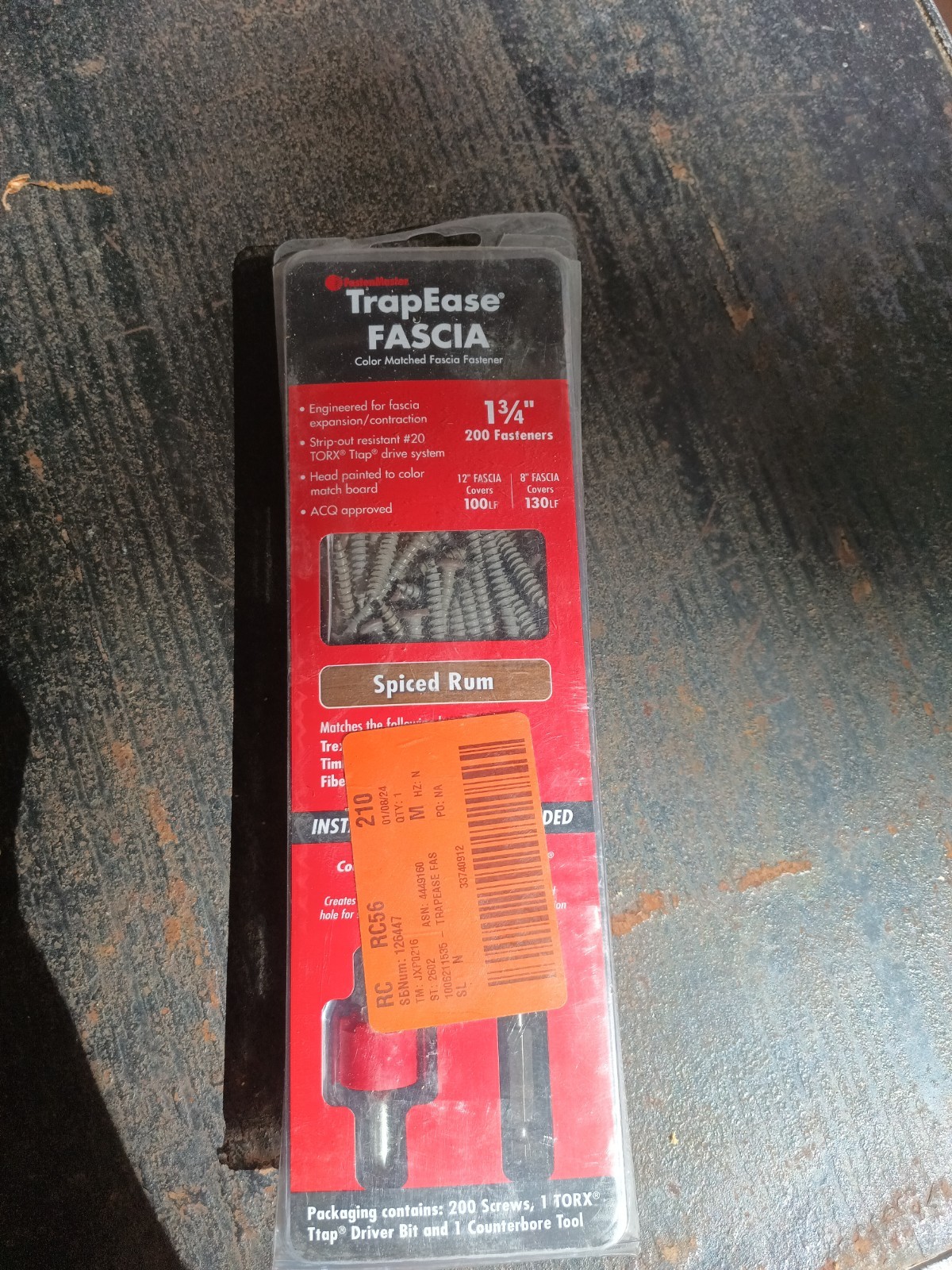 Fasten Master Trap Ease Fascia Spiced Rum 1-3/4" 100 LF