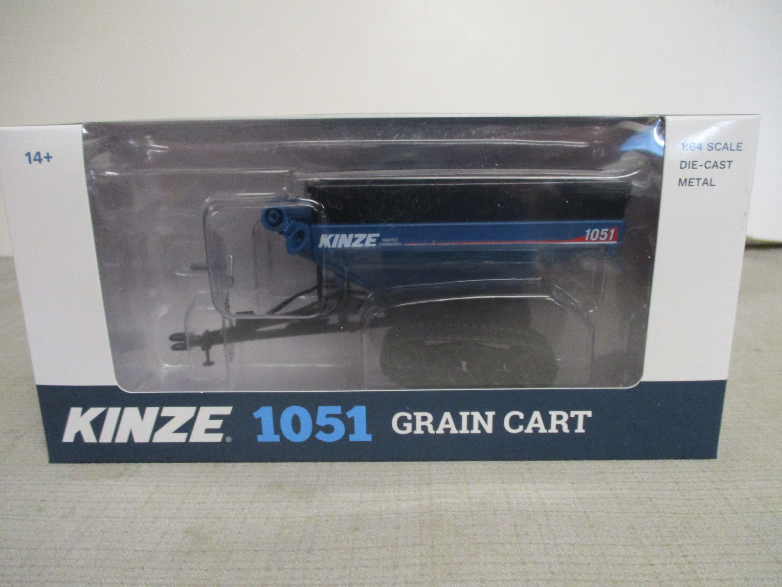 2021 SpecCast Kinze Model 1051 Toy Grain Cart on Tracks, 1/64 Scale, NIB