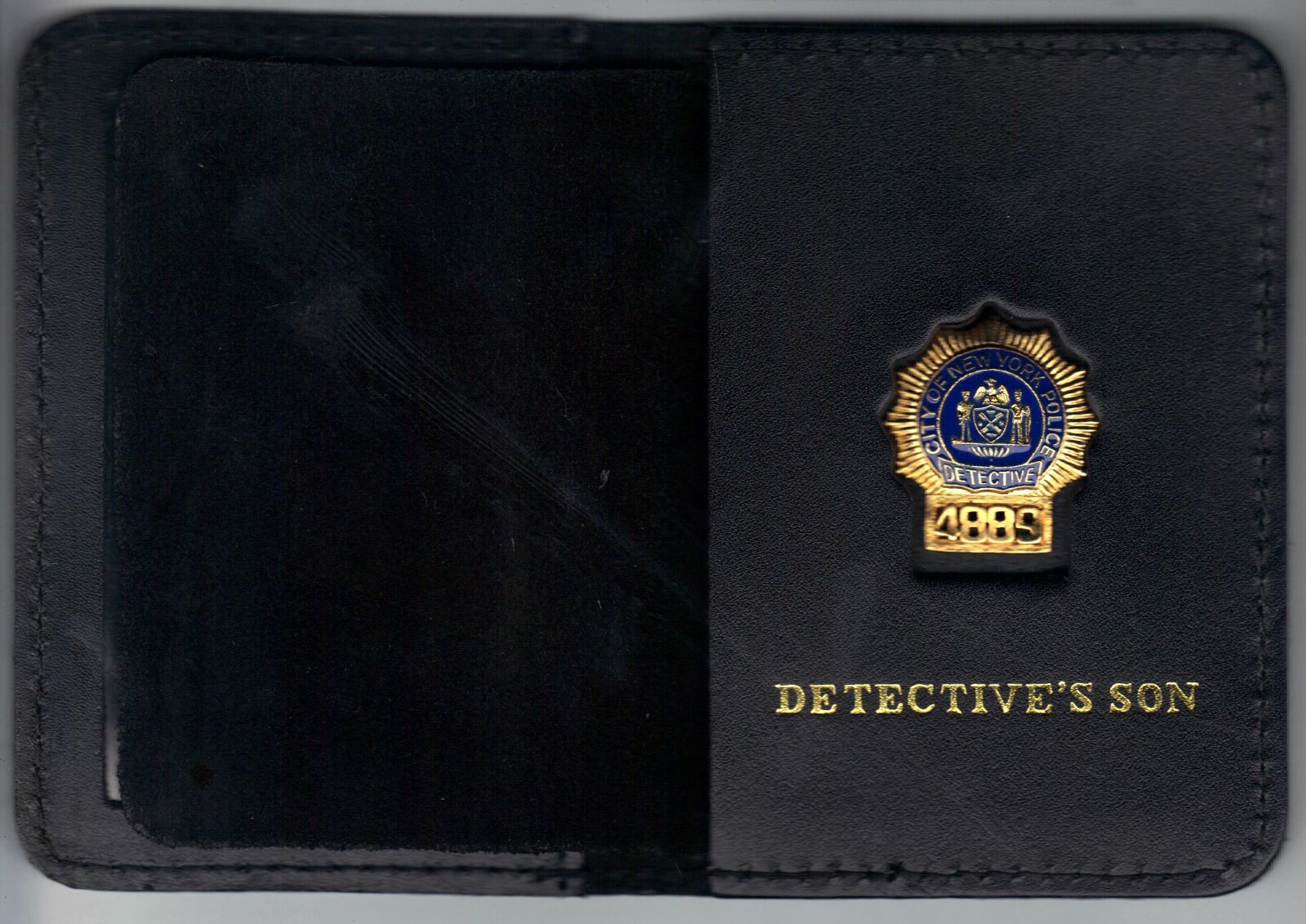 New York City Police Department  Detective's Son 1-inch random number pin wallet