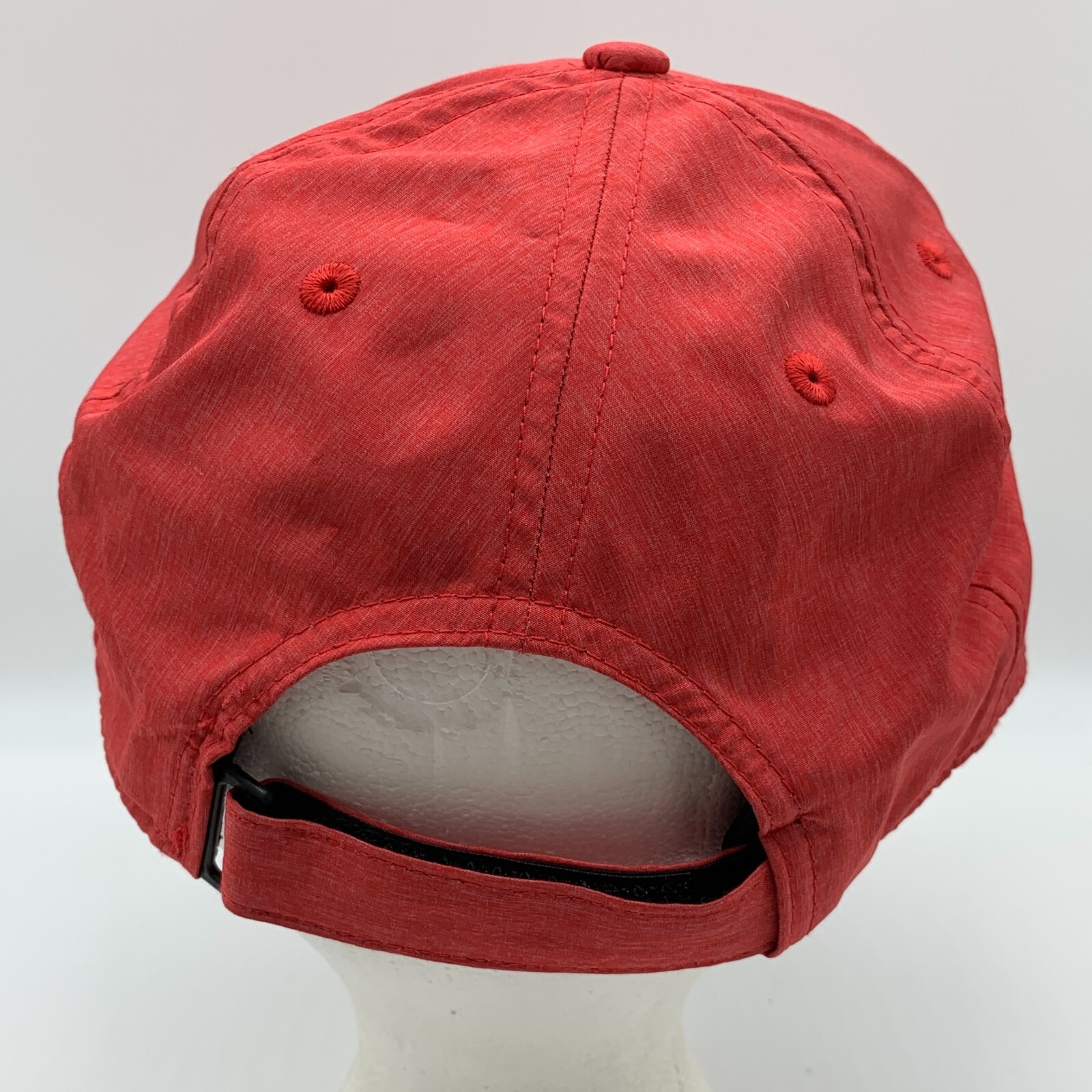 Taylor Made Golf Hat Cap Adjustable Red Creased Front Driving Range