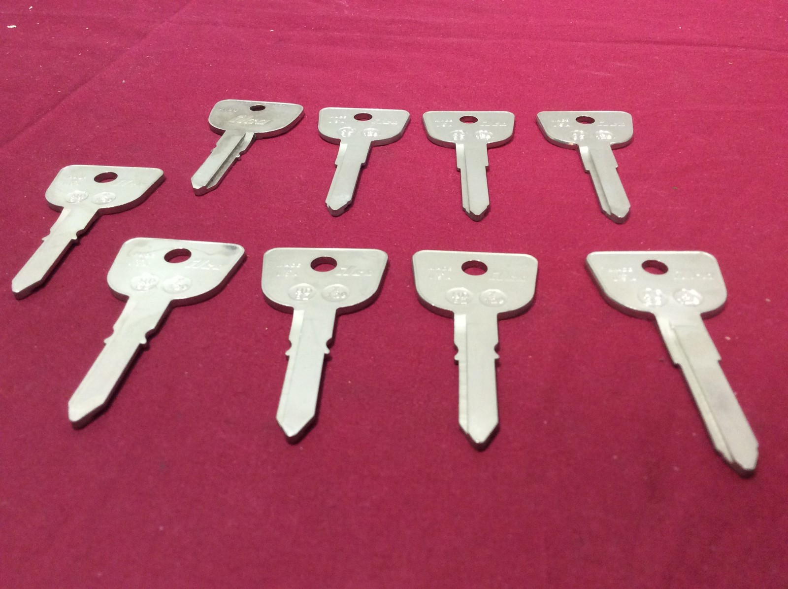 Honda by Ilco X128, X129 & X130 Key Blanks, Set of 9- Locksmith