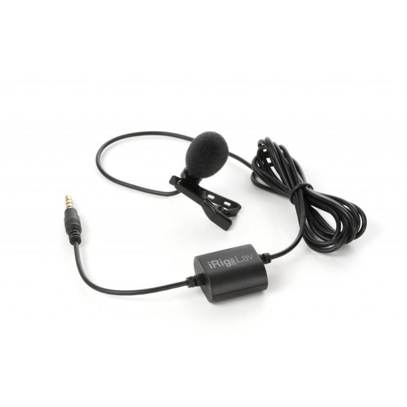 IK Multimedia iRig Mic Lav Black Clip-on Microphone