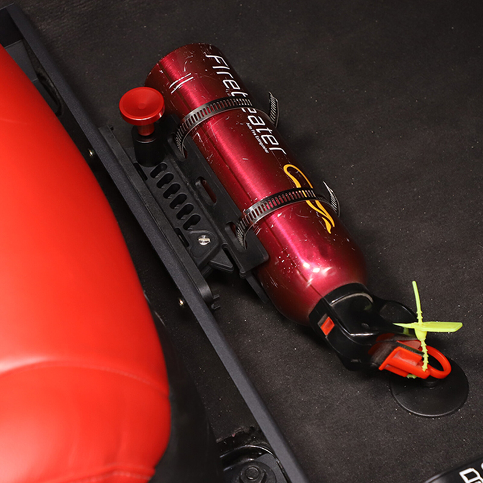 Car Fire Extinguisher & Copilot Seat Multi Mount Bracket For Corvette C8 2020-25