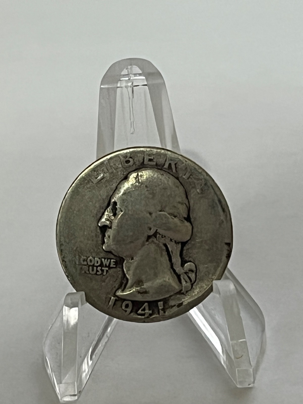 1941 Washington Quarter 90% Silver United States Mint Coin # HB125