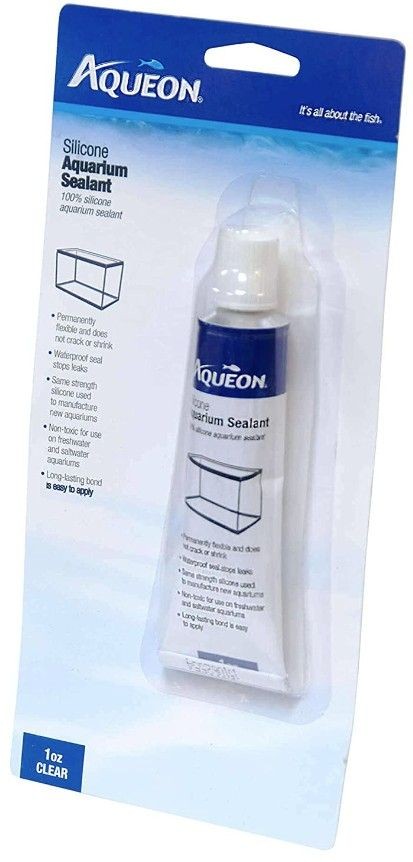 Aquarium, Aqueon Silicone Aquarium Sealant - Clear (1 oz)