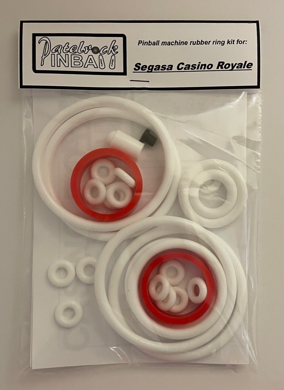 Segasa Casino Royale Pinball Machine Rubber Ring Kit