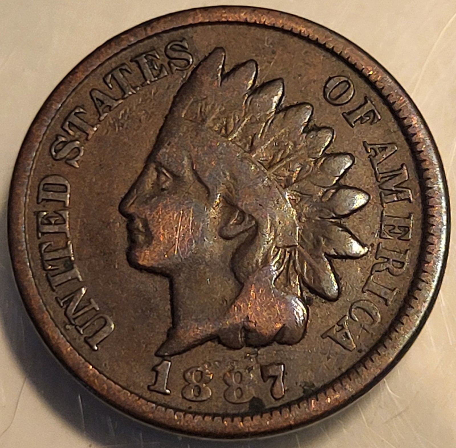 1887 Indian Head Penny Cent! Good Condition Coin!