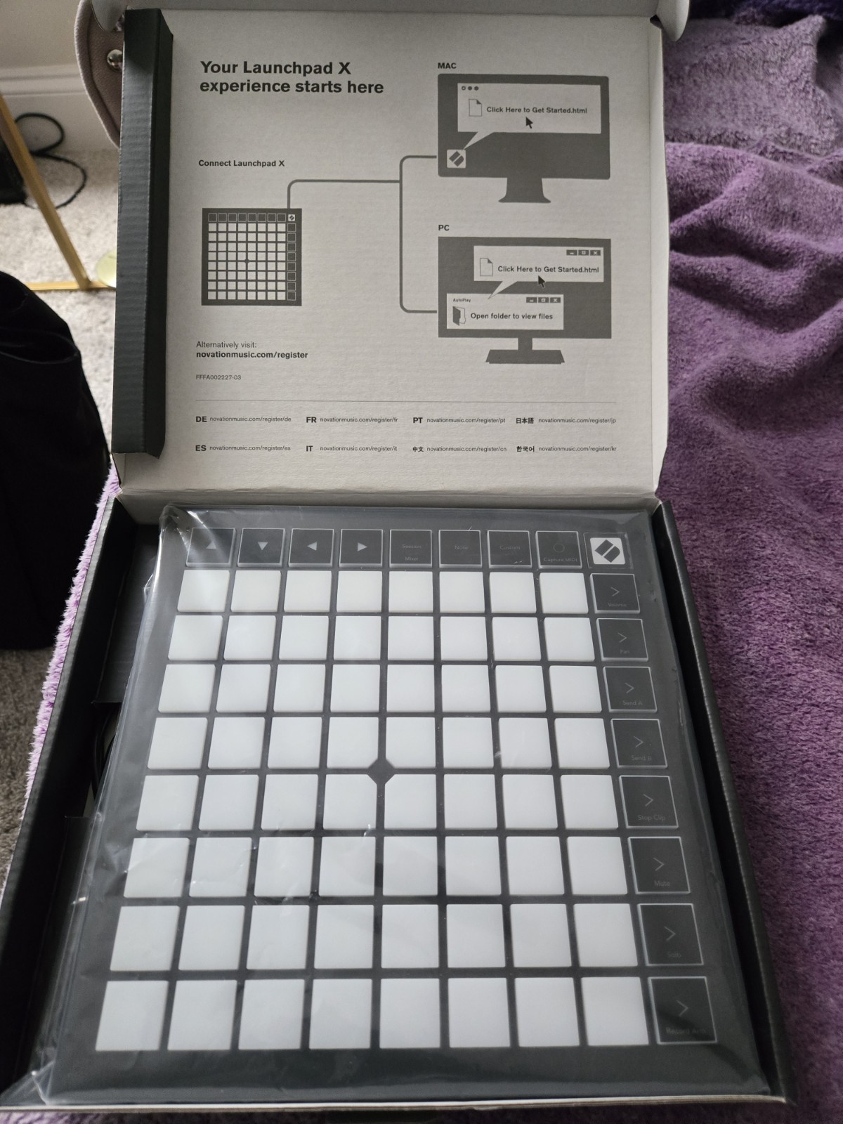 Novation Launchpad X Grid Controller for Ableton Live with LTGEM Case