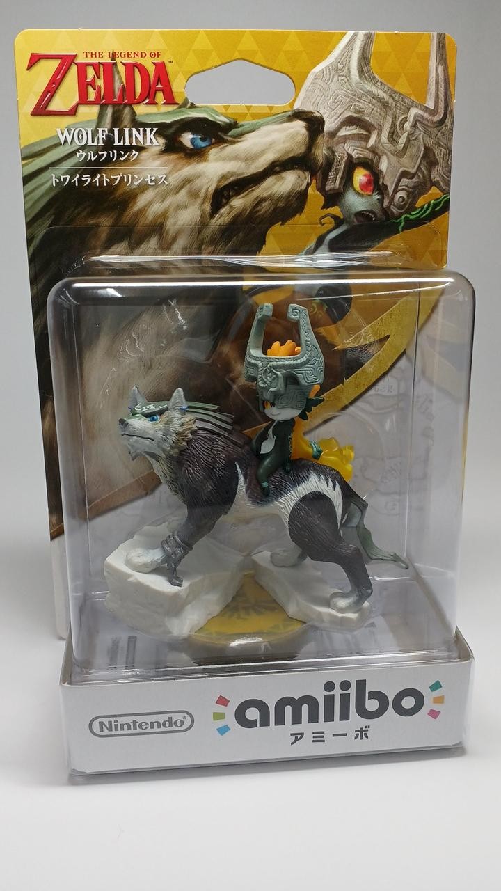 AMIIBO Wolf Link (Unopened) Model NVL C AKAA NINTENDO