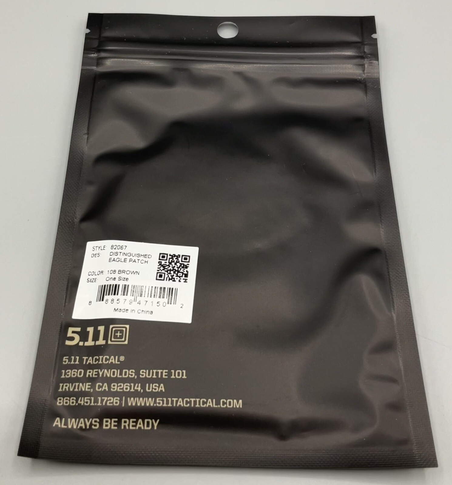5.11 Tactical Distinguished Eagle Thin Blue Line Sword Shield Leather Patch