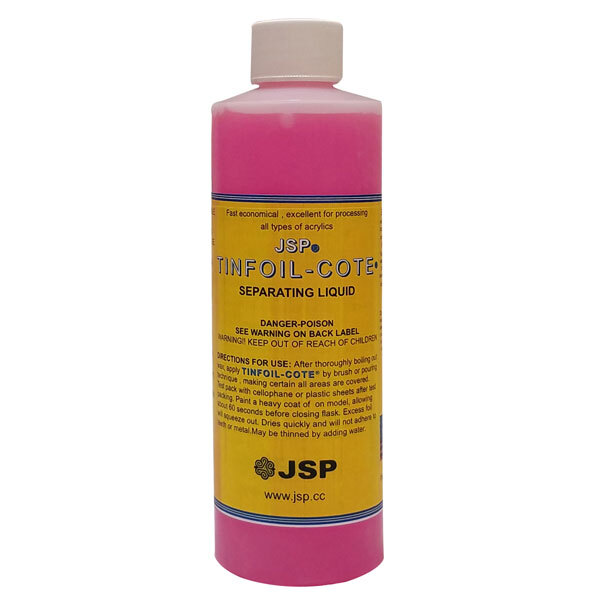 JSP TINFOIL-COTE SEPARATING LIQUID 16 OZ TIN FOIL  (DE115)