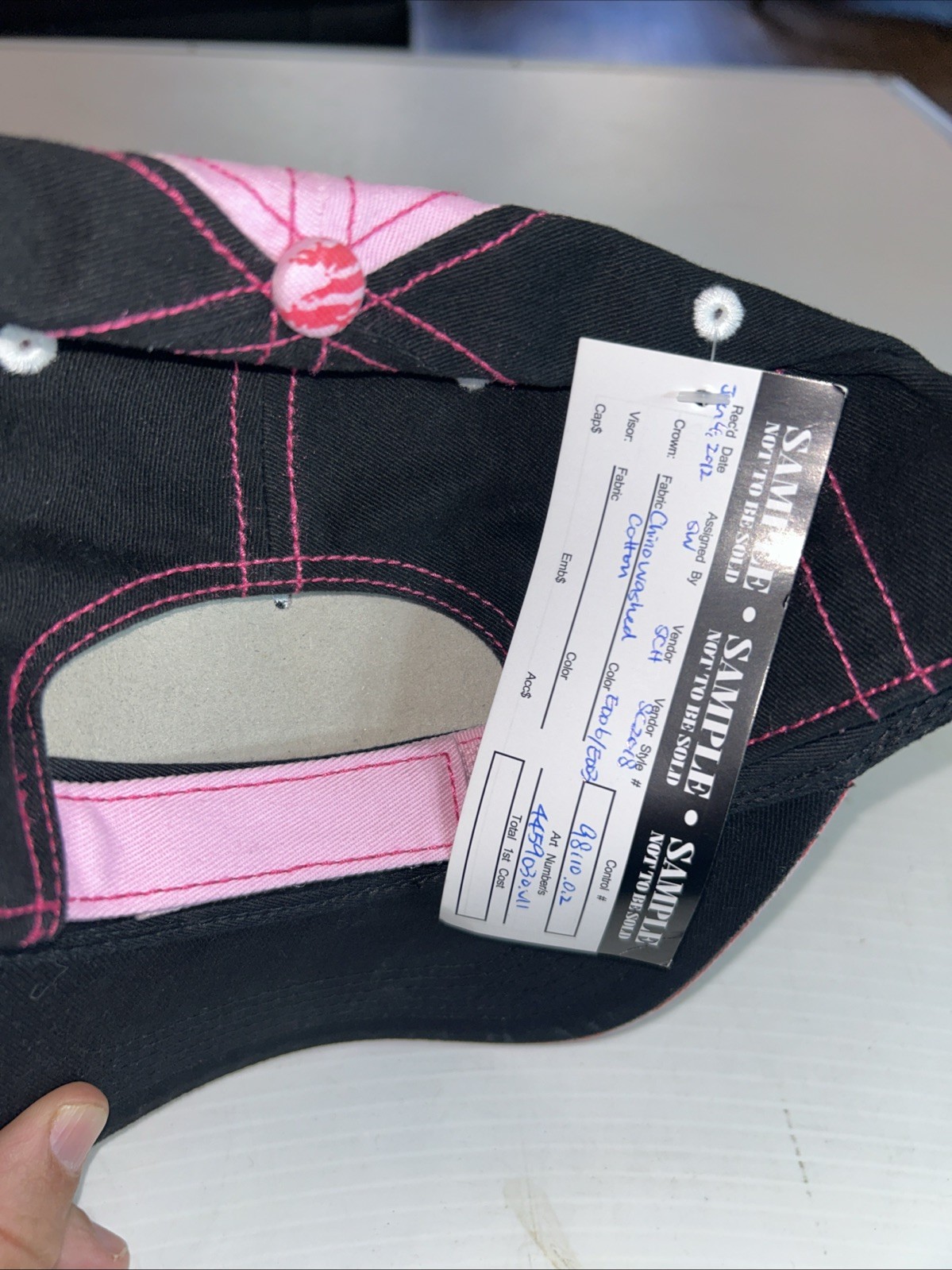 Unique Pink Distressed Remington 1816 Guns Womens Ladies Baseball Cap Hat