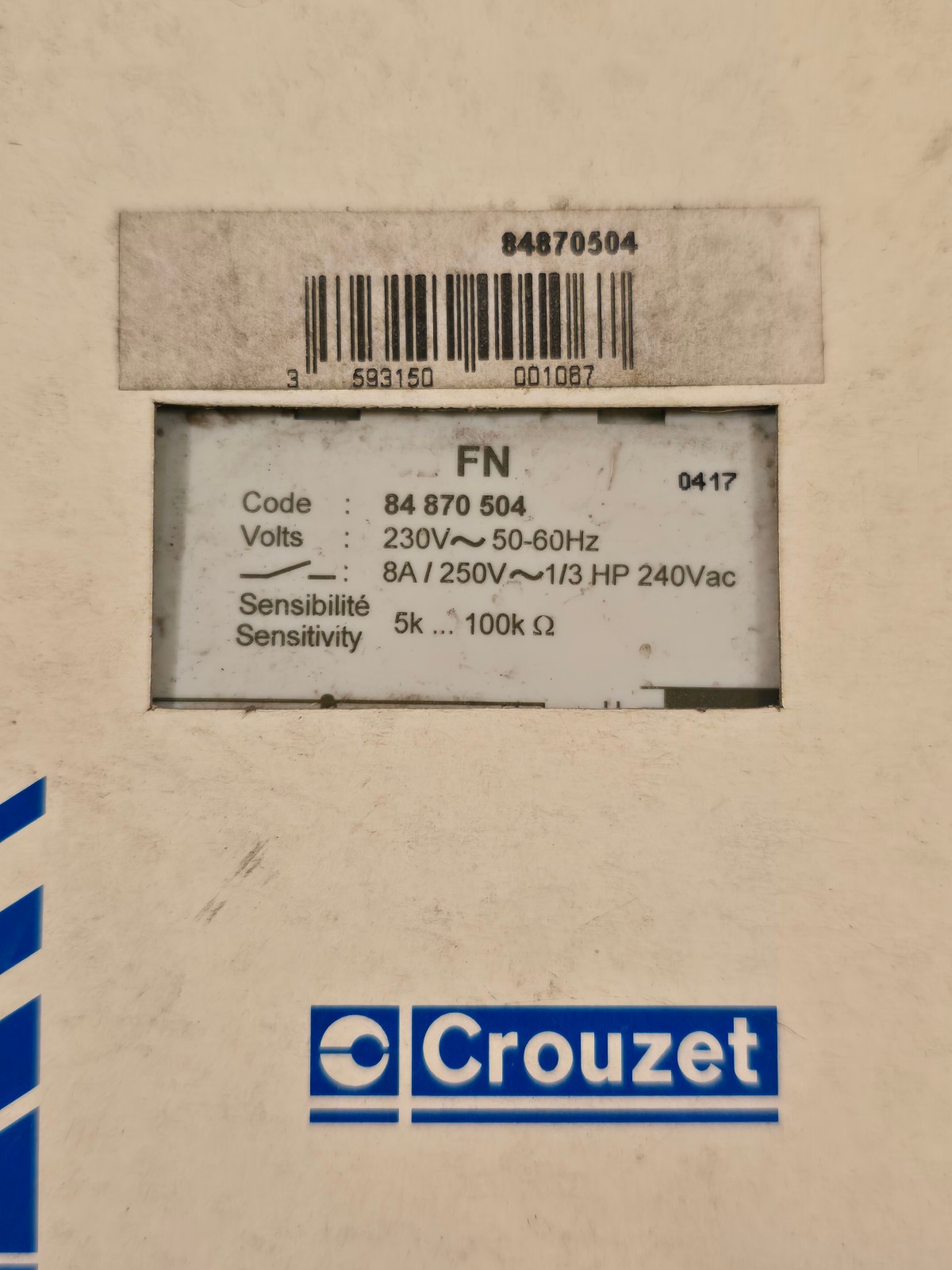 Crouzet 84 870 504 Relay brand new FREE SHIPPING Crouzet 84870504
