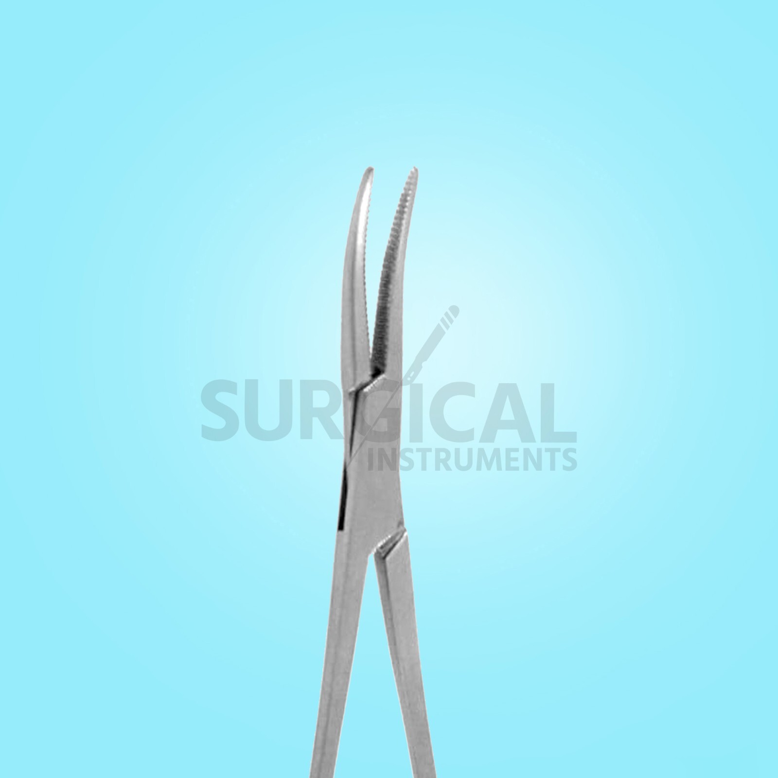 2pc Set 5" Straight + Curved Hemostat Forceps Locking Clamps German Grade
