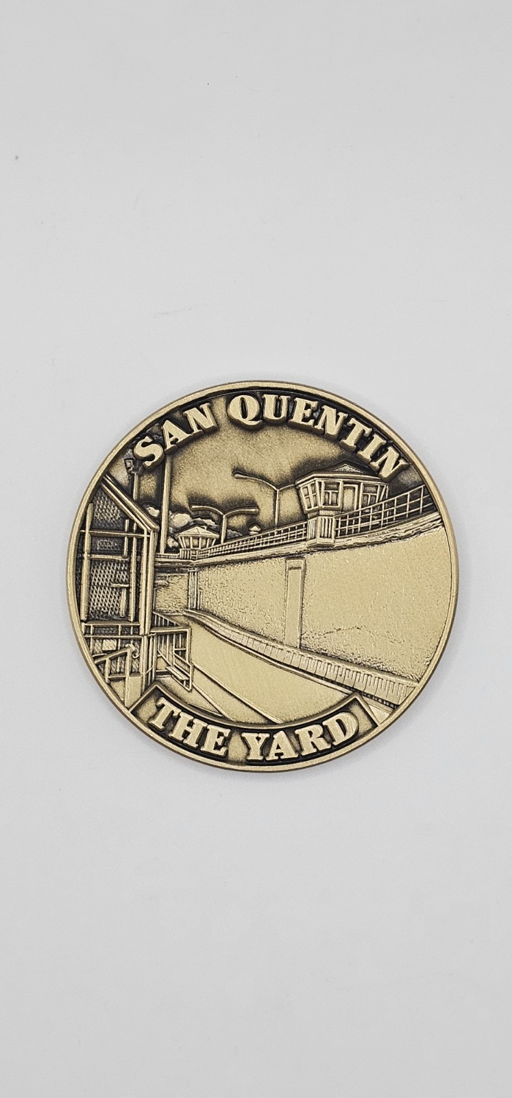 San Quentin State Prison "The Yard" Challenge Coin