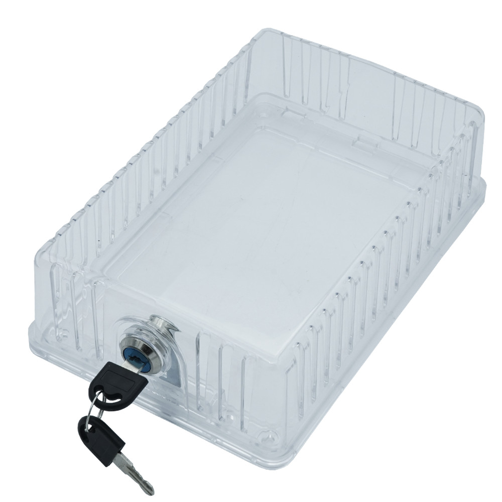iO HVAC Controls TGL Clear Thermostat Guard with Key Lock – 9″ x 5.95″ x 2.65″