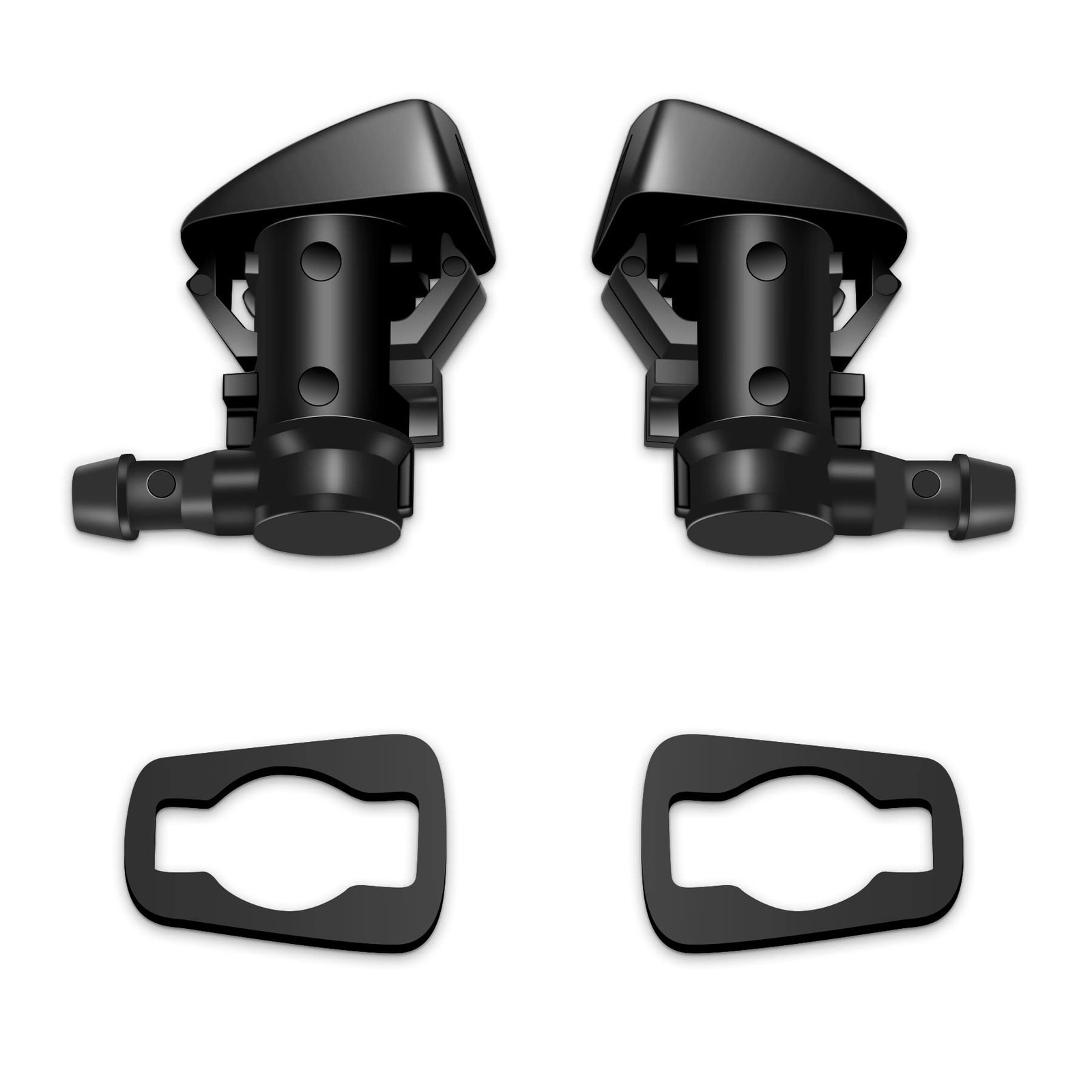 2Pcs Windshield Washer Nozzles Fit for 2005-2016 Jeep Grand Cherokee, 2005-2013.