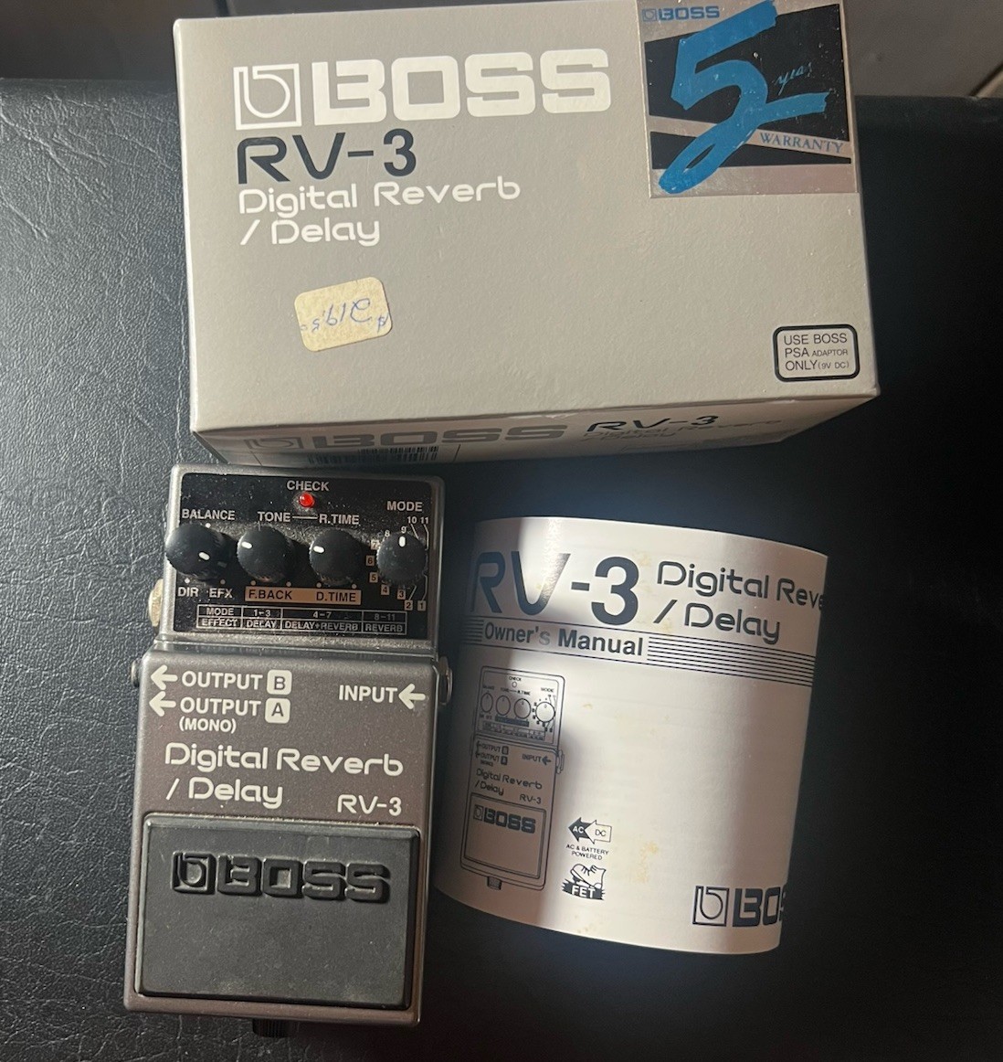 Boss RV-3 Reverb Guitar Effect Pedal