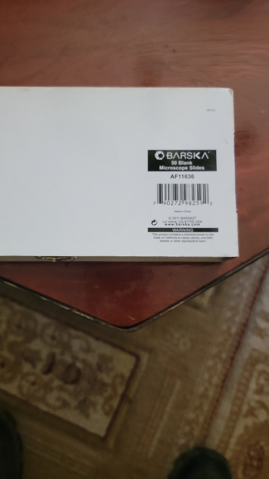 2- Barska 1" X 3" Blank Microscope Slides