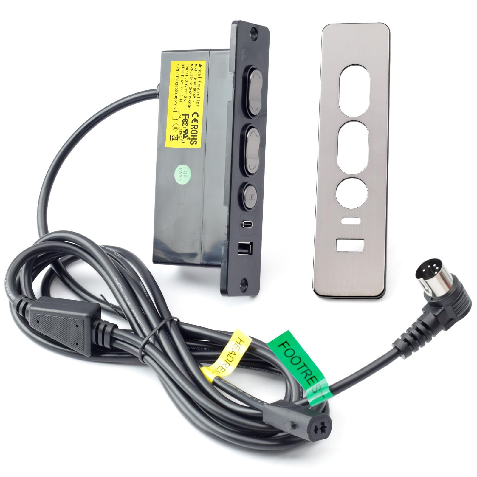 R22231010041 Lift Chair Controller w/ USB A/C Ports for Dewert Kaidi 5-Function