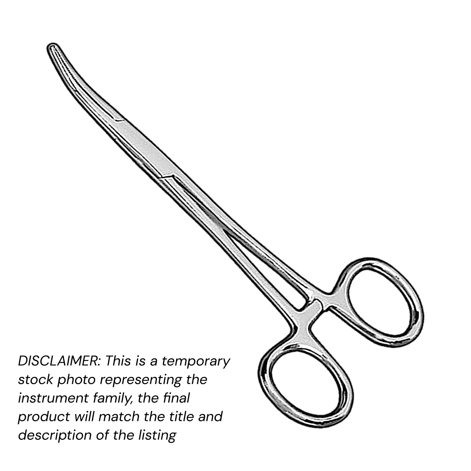 Kelly Hemostatic Forceps 5.5" Curved Heavy Pattern Stainless Steel XPRS OR Grade